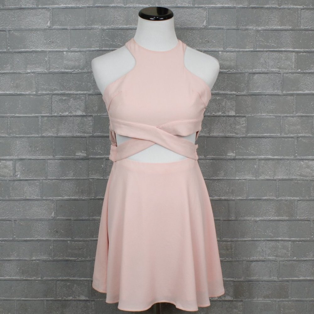 Revolve NBD x Naven Twins Chromat Fit & Flare Mini Dress XS NWOT